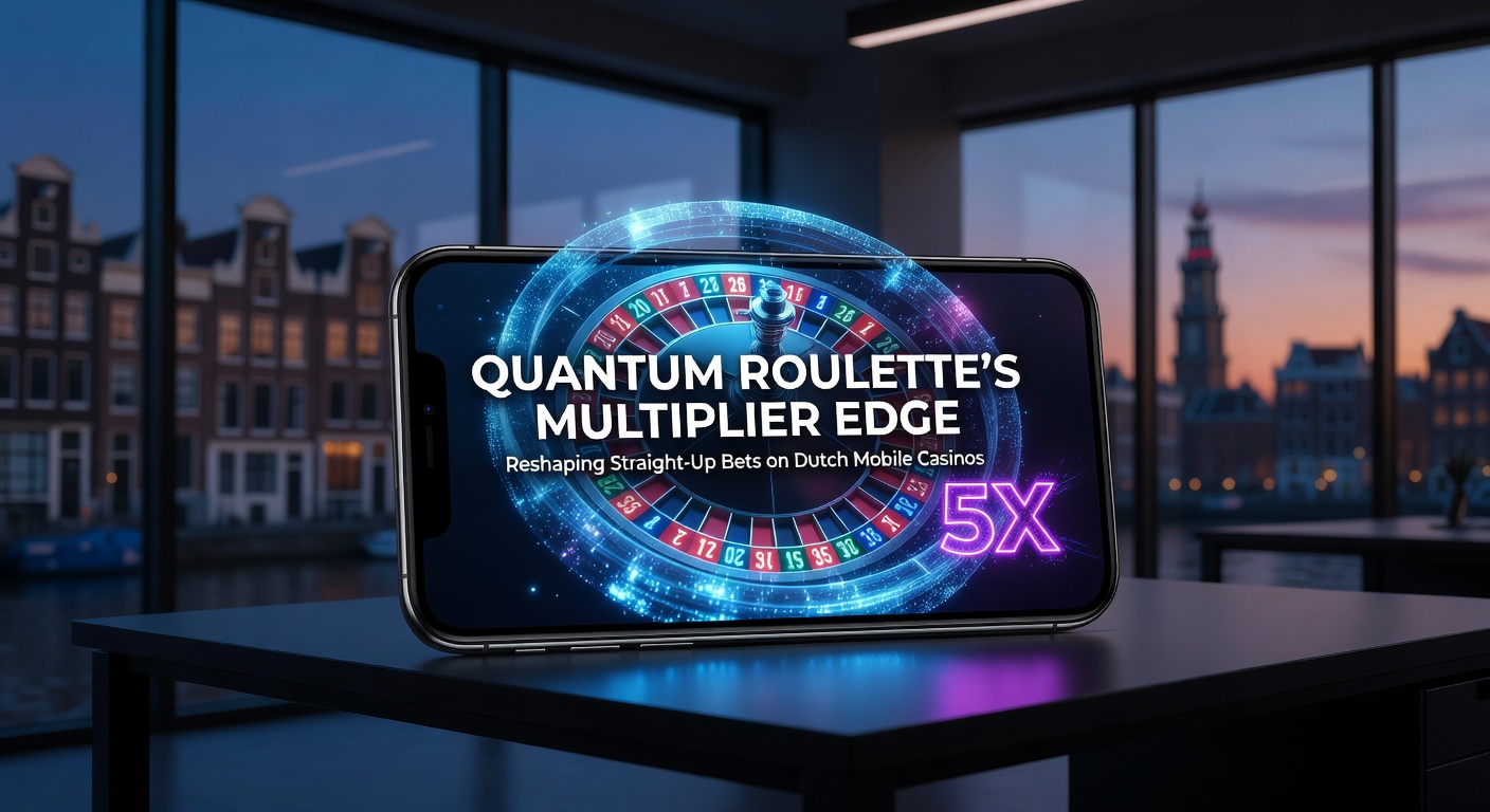 Schermafbeelding van Quantum Roulette met actieve multipliers op een mobiel scherm in een Nederlands casino-app