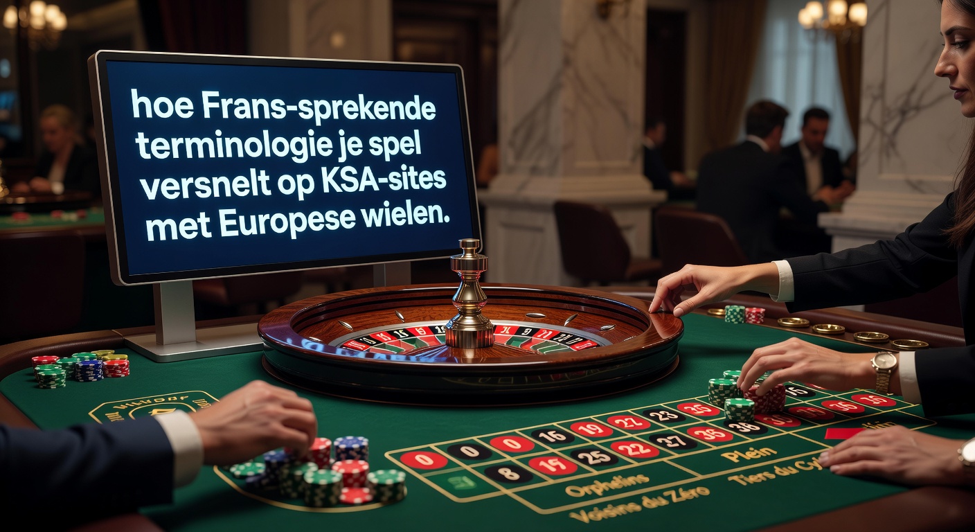 Croupier bij een Europees roulettewiel die annunciator calls aankondigt in een live casino setting