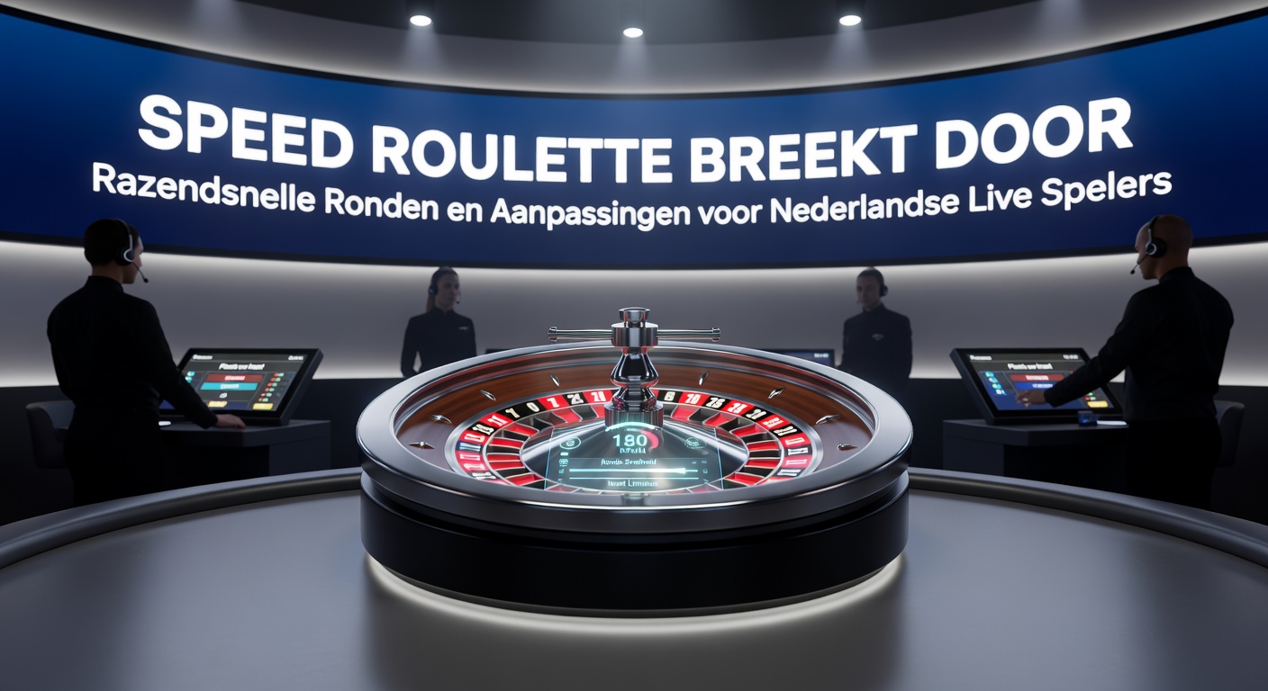 Live Speed Roulette tafel met razendsnelle actie en Nederlandse spelersinterface